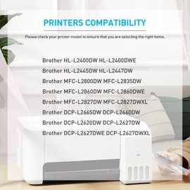 BAISINE HL-L2400DWE Toner Kompatibel für Brother TN-2510XL TN2510XL Toner für Brother MFC-L2835DW HL-L2400DWE MFC-L2827DW DCP-L2627DW MFC-L2800DW MFC-L2860DW HL-L2400DW DCP-L2620DW DCP-L2660DW