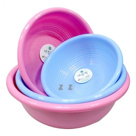 Donglim Large Multipurpose Basin Extra-Large H (Single Pack) / Plastic Multi-Purpose Basin for Mixing, Washing, and Dishwashing - Large 2ea