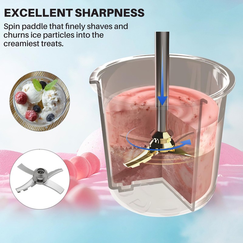 Outer Bowl Lid with Paddle Compatible with Ninja NC299AMZ/NC301/NC300 Series