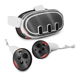 MightySkins Glossy Glitter Skin Compatible with Meta Quest 3 - Hex Rays | Protective, Durable High-Gloss Glitter Finish | Easy to Apply, Remove, and Change Styles