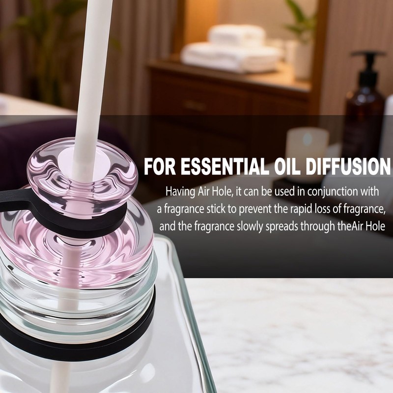 3Pcs Adjustable Glass Diffuser Covers, Dazzling Mixed Color Vent Caps