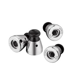 Universal Pressure Cooker Relief Jigger Valve, Black 1.5 Inch High Anti-blocking Pressure Cooker Exhaust Valve Accessories (4 Pack)