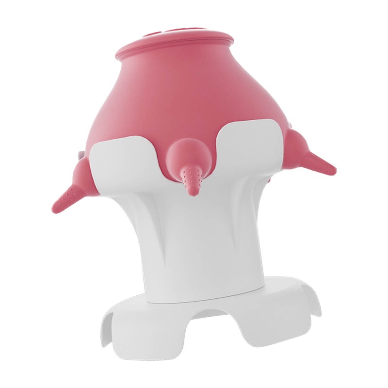 Pet Milk Feeder 4 Soft Silicone Nipples Raised Base Puppy