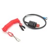 Emergency Stop Switch Safety Tether 6E9-82575-09 Fit for Yamaha Outboard