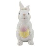 Windy Hill Collection Polyresin Glitter White Easter Rabbit Bunny Hiding