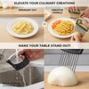 AZSRKRBM 3-in-1 Vegetable Slicer Set with Onion Holder Crinkle Cutter