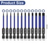 HPHOPE Professional Torx Bit Set 12-Piece Screwdriver Bit Set T5