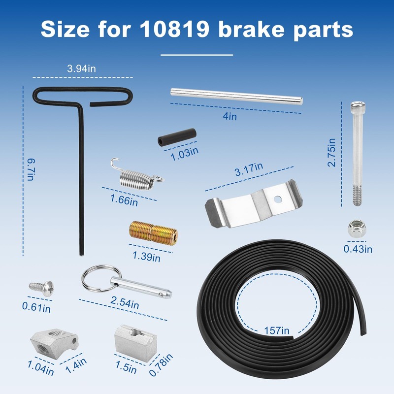 10819 Brake Tune Up Kit for Tapco Pro 14 and