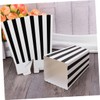 Mobestech Diy Popcorn Buckets 32 Pack Striped Paper Containers Bulk