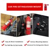 Quick Release Fire Extinguisher Mount - Aluminum Adjustable UTV Roll