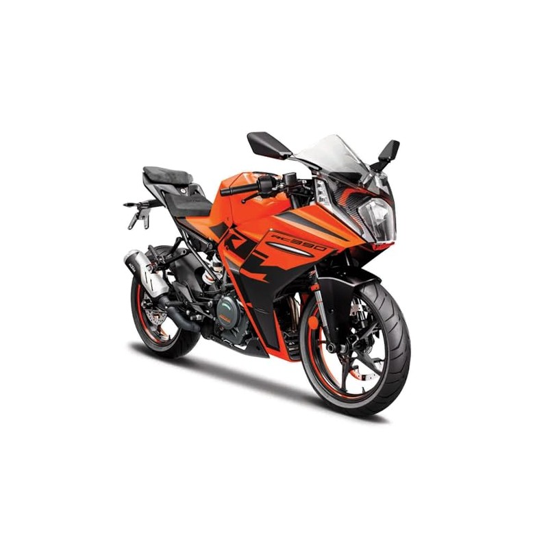 Maisto M31101-22907 KTM RC 390 Motorbike Collectible, Orange