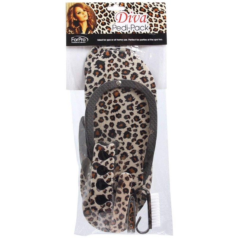 ForPro Professional Collection Diva Pedi-Pack, Fashionable 6-Piece Pedicure Kit for