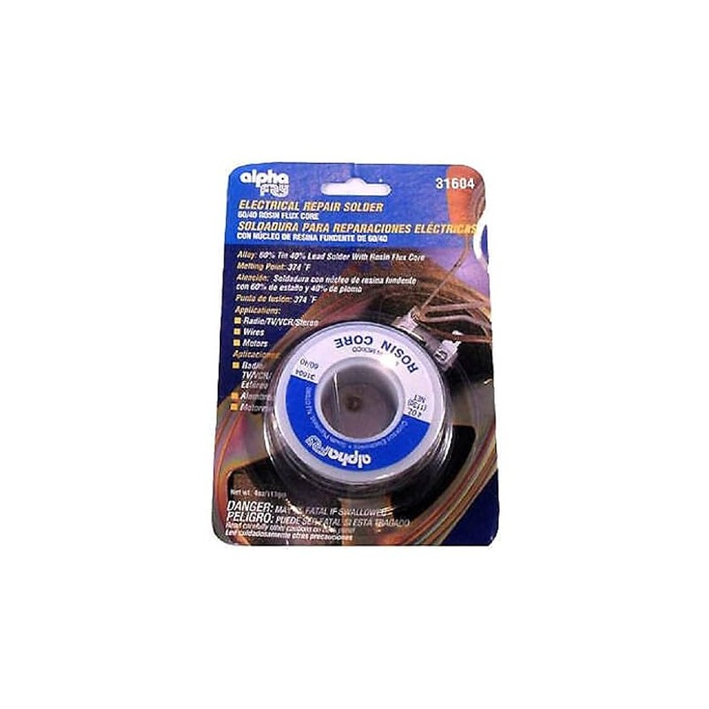 Alpha Fry AM31604 60/40 Electrical Rosin Core Solder