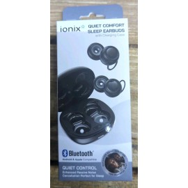 ionix Iionix quiet comfort sleep earbuds with charging case Bluetooth