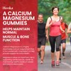 Calcium Magnesium Zinc Gummies with Potassium Vitamin C, B6, D3,