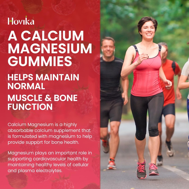 Calcium Magnesium Zinc Gummies with Potassium Vitamin C, B6, D3,
