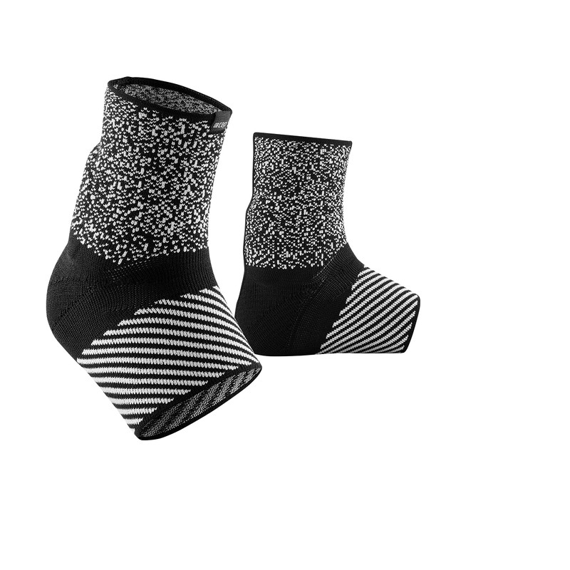 CEP Max Support Achilles Sleeve, Black/White, Unisex, L