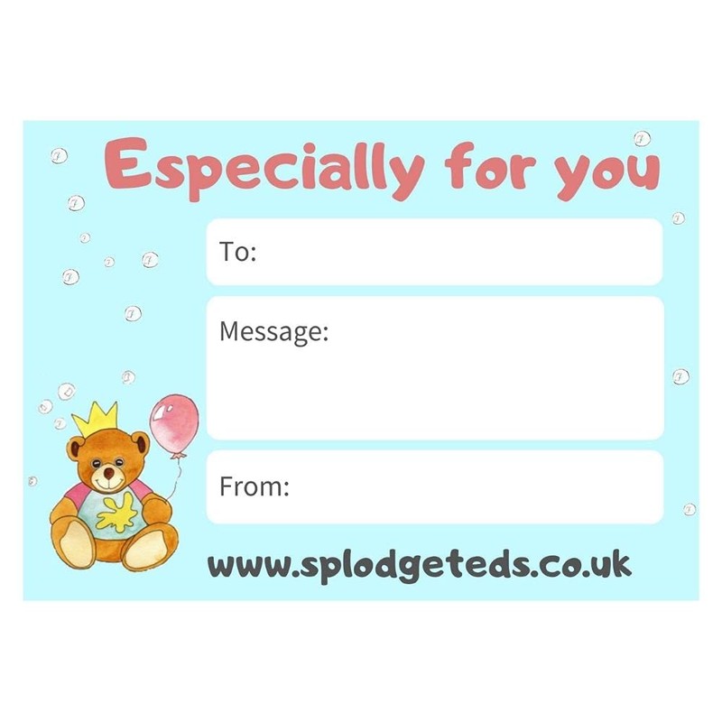 Rainbow Monkey Teddy Bear - Build Your Own Teddy Bear