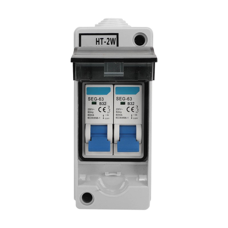 Mini Circuit Breaker Outdoor Waterproof Miniature Distribution Box 230V 32A