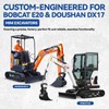 30mm x 170mm,Mini Excavator Bucket Pin Set, for Bobcat e20