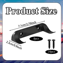 8 Pcs Car Display Wall Mount Display Holder Wall Mount Bracket Stable Toy Car Holder Vertical Model Car Stand Shelf for Car Collectors