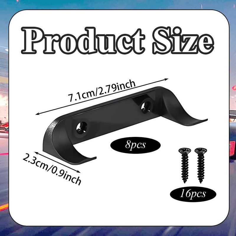 8 Pcs Car Display Wall Mount Display Holder Wall Mount