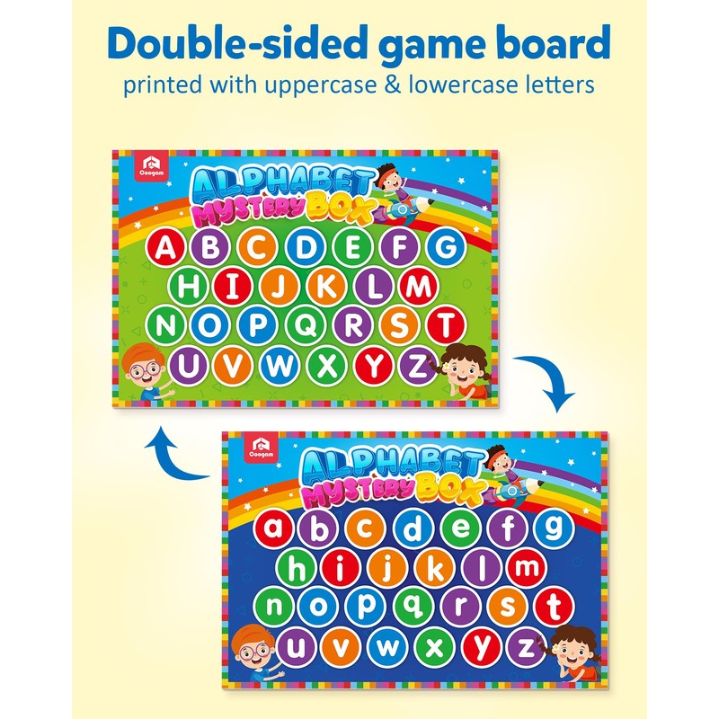 Coogam Mystery Surprise Box, Fine Motor Letter Matching and Sorting