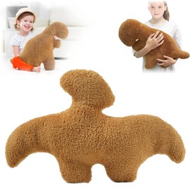 Dino Nugget Cushion, Chicken Nugget Cushion Stuffed Toy, Dino Chicken Nugget Plush Toy, Dinosaur Stuffed Toy Doll, Cushion Birthday Gifts for Children Room Decoration (Pterosaur)