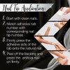 Ardell Nail Addict Adhesive Tabs, Easy Tab Release, Non-Damaging, Pre-Shaped