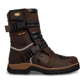 WORKLAND 77411 Motorcycle Boots For men - Water Repellent Leather Riding Boots with Ankle Protection- Slip Resistant Sole- ADV Boots for Street and Touring