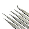 2 Pcs Precision Tweezers Set, Stainless Steel Fine Tip Tweezers