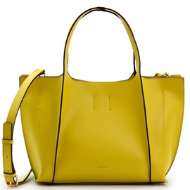 ANDSHIN A0002 Handbag, Lightweight, 2-Way Bag, yellow (mustard)