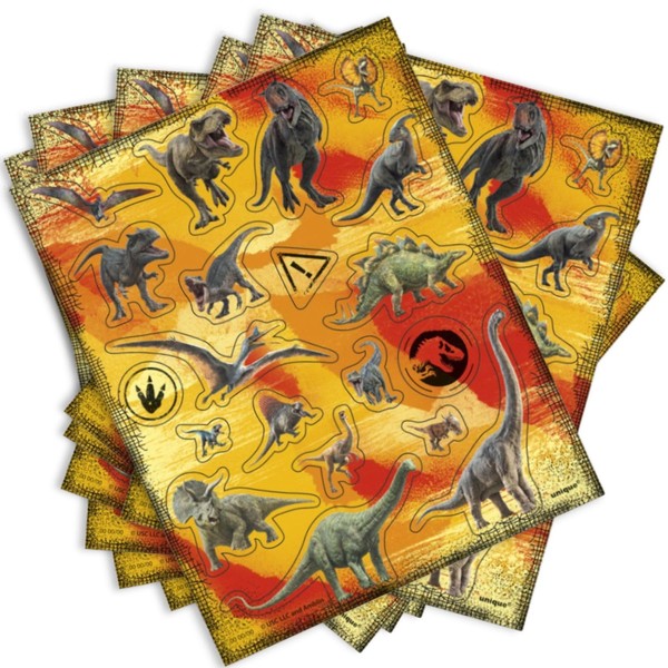 Jurassic World Dominion Sticker Sheets [4 per Pack]