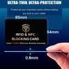 SaiTech IT 2 Pack RFID Blocking Card, One Card Protects