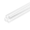 MECCANIXITY 4pcs Acrylic Square Rods 1/2" x 12" Clear Acrylic
