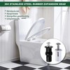 BaiBaoHui 12-Pc Universal Toilet Seat Hinge Screws Kit - Durable