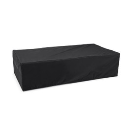 Covermates Rectangular Firepit Cover - Water-Resistant Polyester - Mesh Ventilation - Fire Pit Covers, RECTANGULAR 32W x 24D x 18H, Black