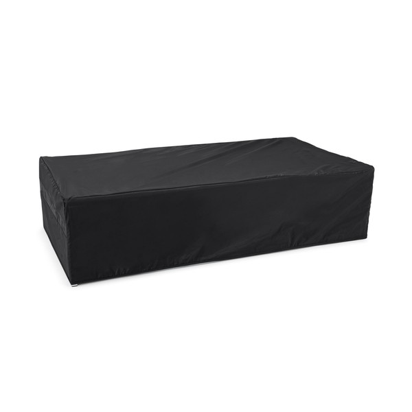 Covermates Rectangular Firepit Cover - Water-Resistant Polyester - Mesh Ventilation