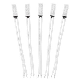 sourcing map 5 Pcs KSD9700 Thermostat 80°C/176°F Normally Close Temperature Switch Thermal Protector N.C 2A 250V Plastic Temperature Controller for Electrical Appliances Motors Equipment