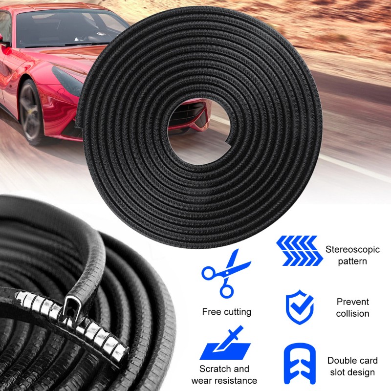 DONWELL Honda Car Door Protector – Anti-Scratch Rubber Molding Seal