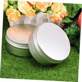 Healeved 20pcs Travel Cosmetics Box Aluminum Cream Containers for Eye and Facial Creams Portable Makeup Storage for Daily Use