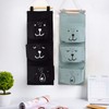 Wall Hanging Bag, Hanging Organiser with 3 Pockets, Bathroom Hanging