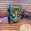 Tree of Life Leather Journal, Large 400 Pages Grimoire Spell