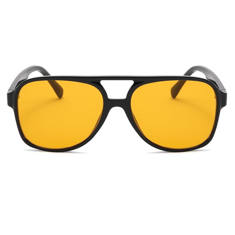 JCTAIFOO Polarised Sunglasses for Men Women Vintage Round Large Frame