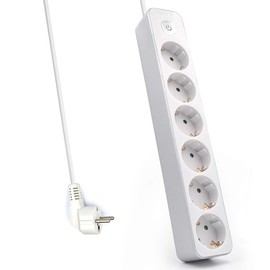 Welly Enjoy IT WY13166 Schuko 16A Power Strip with 6 Positions and On/Off Switch