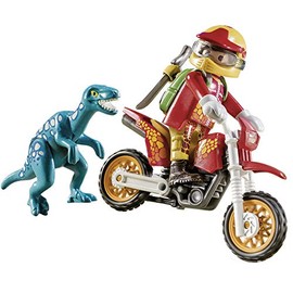 Playmobil 9431 Motocross Bike with Raptor Game