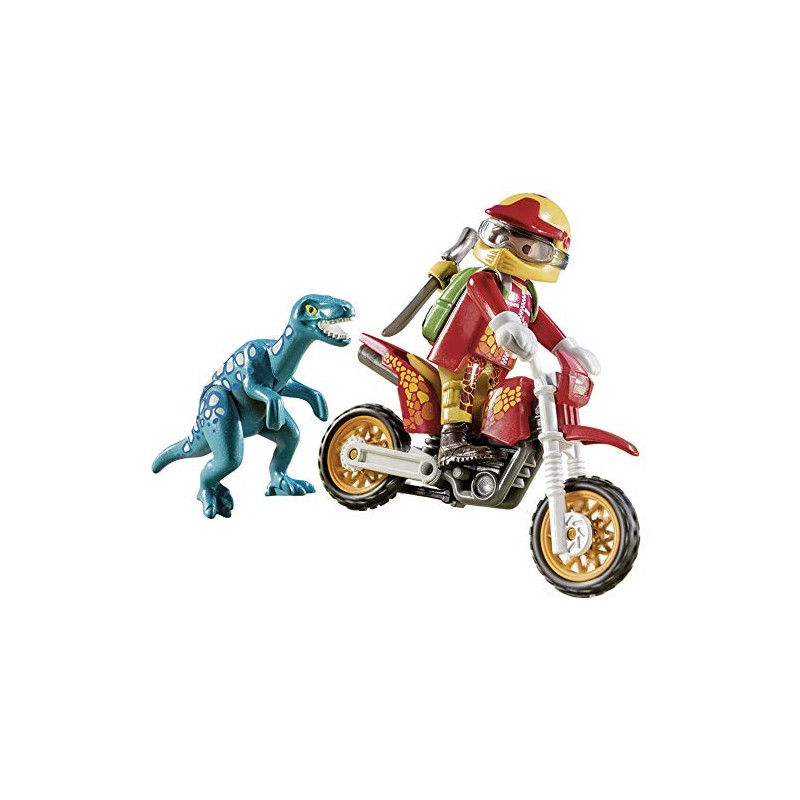 Playmobil 9431 Motocross Bike with Raptor Game