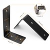 Shelf Brackets Heavy Duty, 45mm Thick L Shape Right Angle