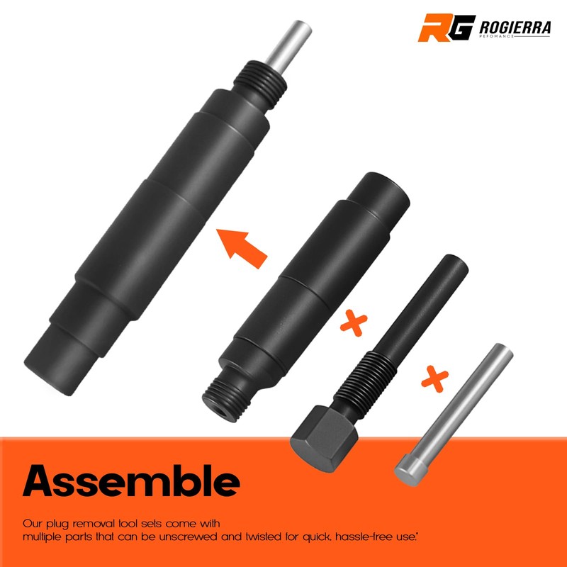 Rogierra 65600 Broken Spark Plug Remover Tool Kit for Ford