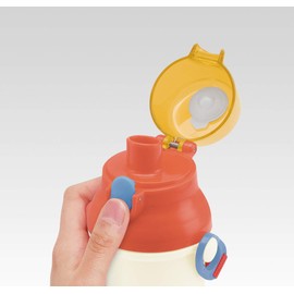 Skater PSB5SANAG-A Children's Ag+ Antibacterial Plastic Water Bottle, 16.9 fl oz (480 ml), Peanuts Retro Snoopy, Made in Japan